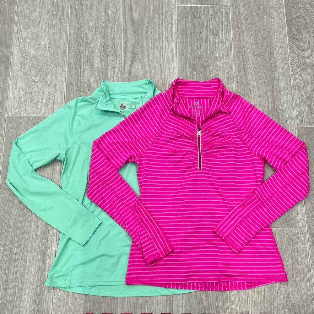 Athletic Half-Zip Long Sleeve Bundle